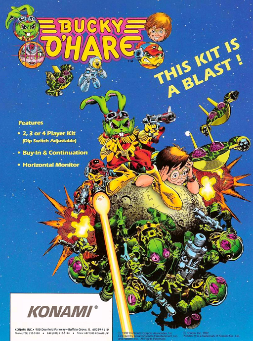 Bucky O'Hare (US version UA) Game Cover